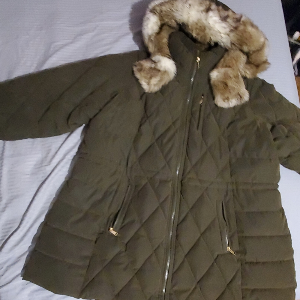 3XL Nautica Winter Jacket w/ Faux Fur Hood